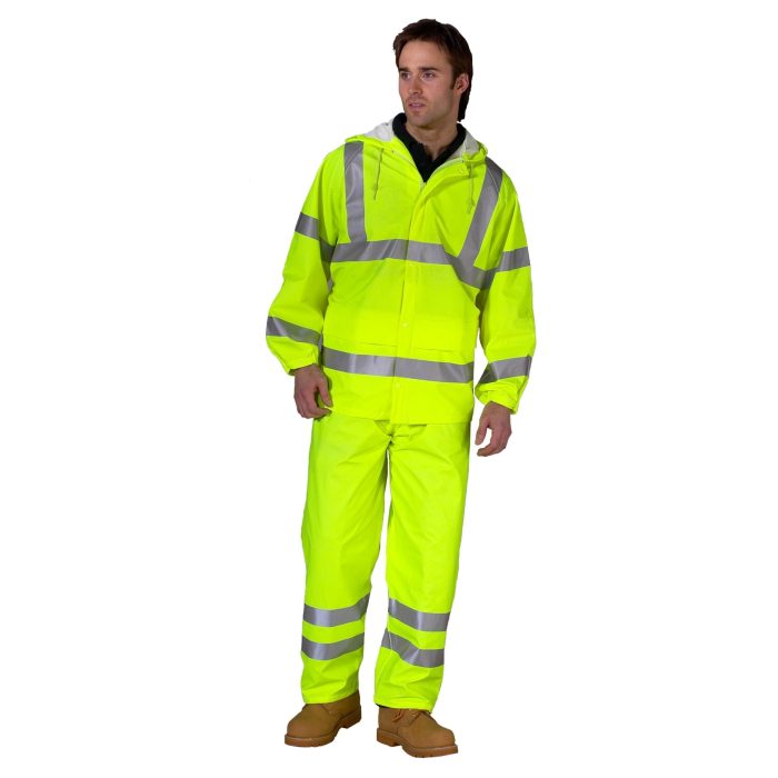Hi-Vis Waterproof Trousers - Yellow - Image 1