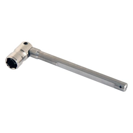 IMN 7/16" Pinched Steel Hex Box Spanner - Titanium Thick Flat