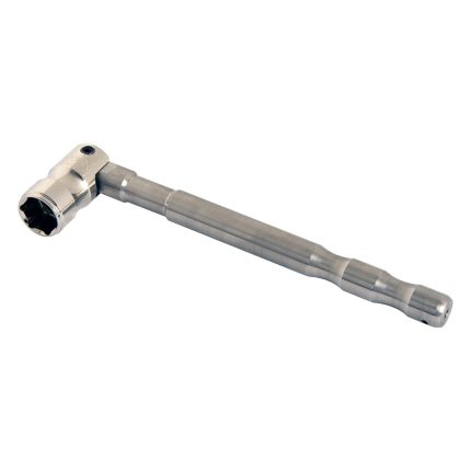 IMN 7/16" Pinched Steel Hex Box Spanner - Aircraft Alloy Chunky Grippa
