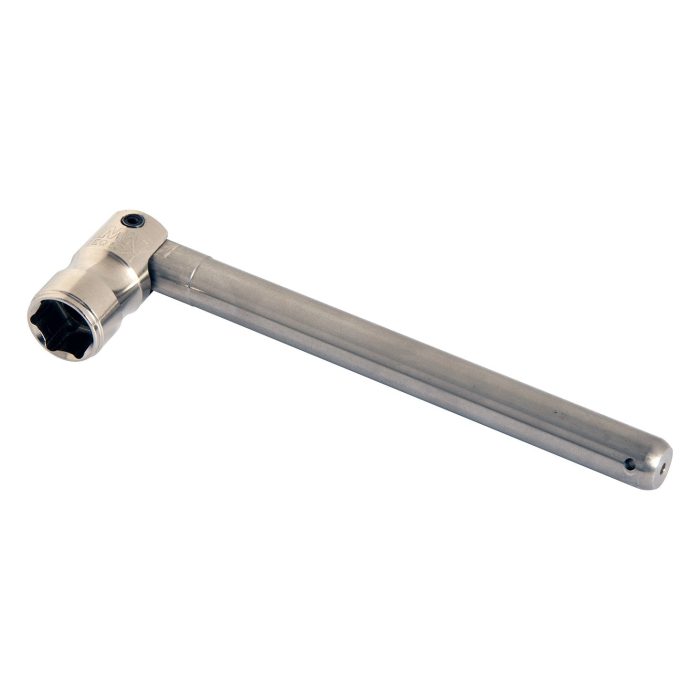 IMN 7/16" Pinched Steel Hex Box Spanner - Titanium Chunky Round 18mm - Image 1