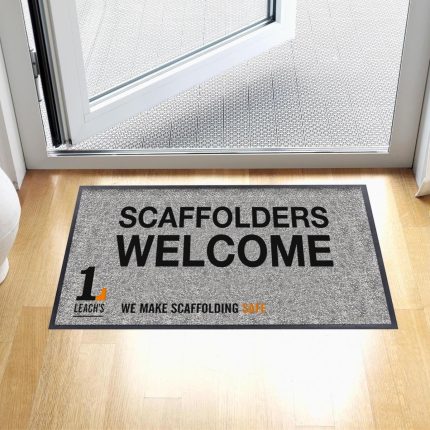 Leach’s Entrance Door Mat - Scaffolders Welcome