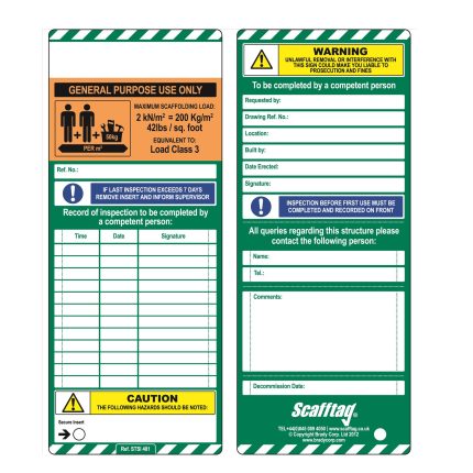 Load Classification Inserts General Purpose Orange - 10 Pack