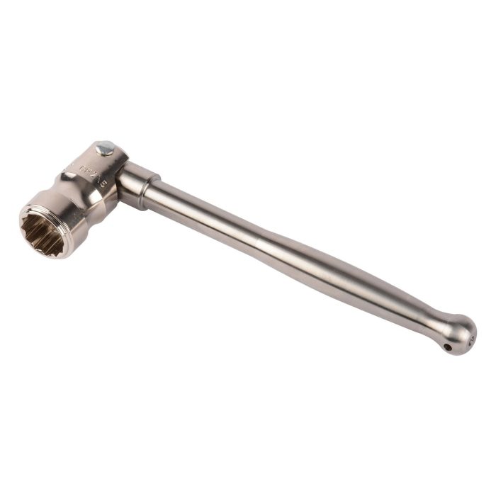 Leach’s 7/16" Long Life Bi-Hex Box Spanner - Stainless Steel Poker Style - Image 1