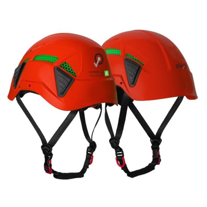 Pinnacle Zertec Vented Helmet - Red - Image 1