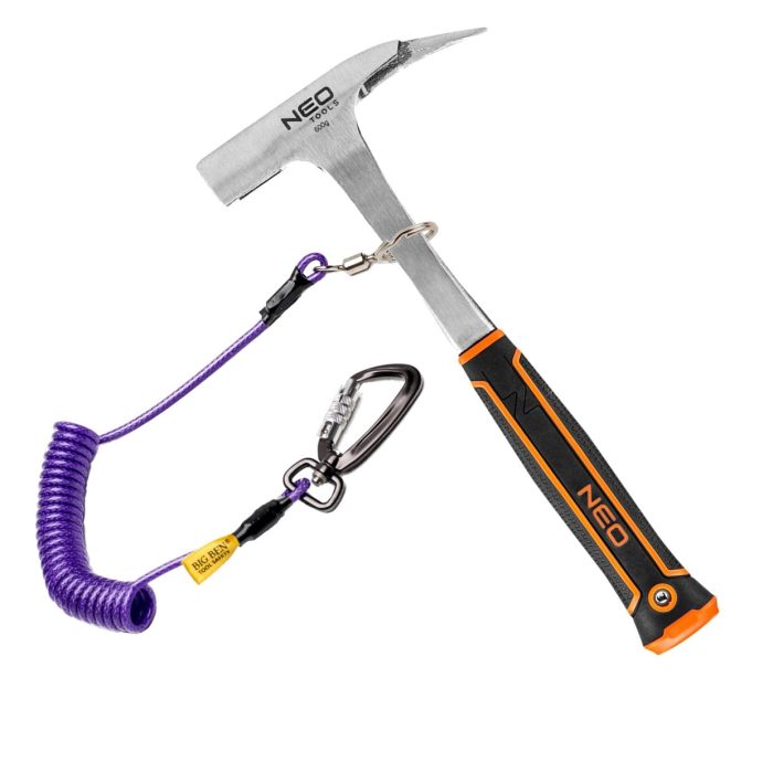 Magnetic Roofing Pick Hammer with Tether - Image 1