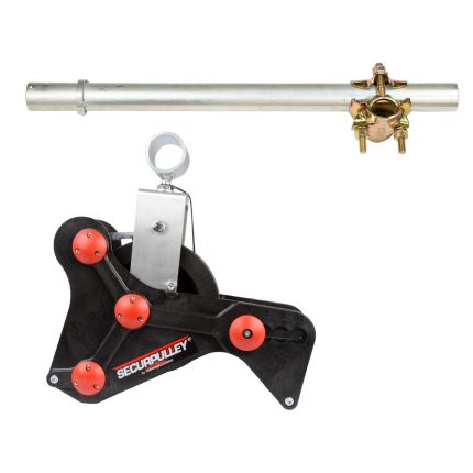 Securpulley Auto Braking Gin Wheel - SecurPulley with Fixed Arm