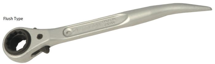 Alloy Flush Scaffolding Ratchet - 17/21mm - Image 1