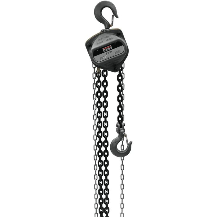 JET 101932 S90-200-20 2 Ton Hand Chain Manual Hoist w/ 20' Lift - Image 1