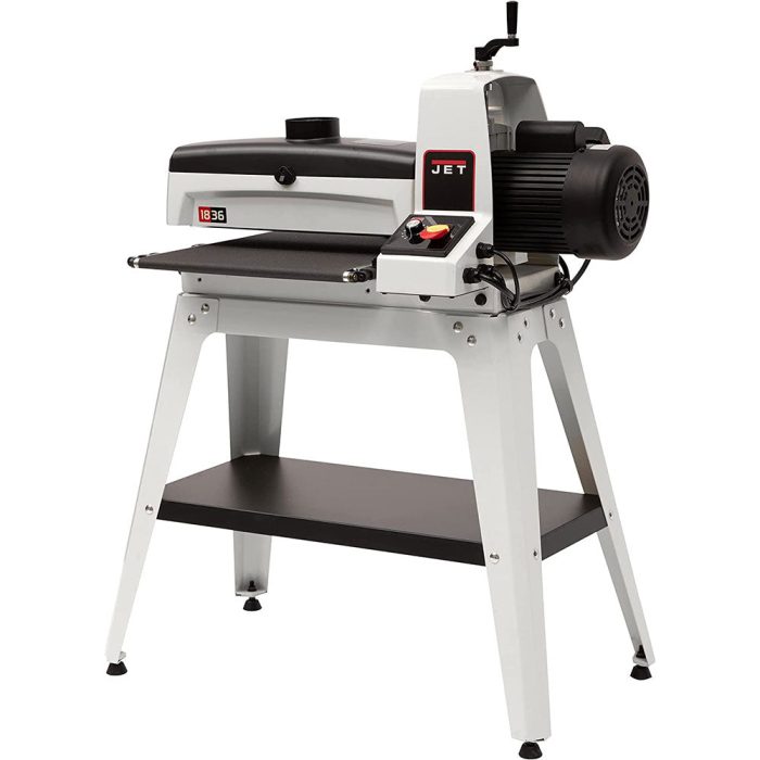 JET 723530K JWDS-1836 Smart Control Drum Sander w/ Stand - Image 1