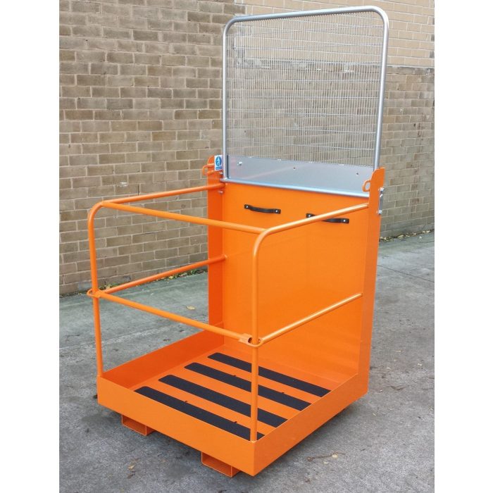 Fork Mounted Work Access Platform - Lift-Up Bar Access - 950 x 950 x 2120mm - Image 1