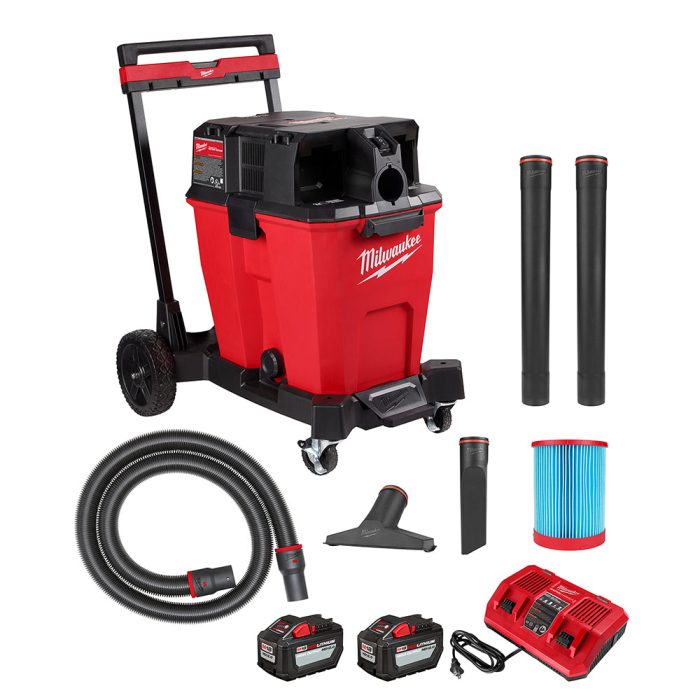 Milwaukee 0930-22HD M18 FUEL 12 Gallon Dual-Battery Wet/Dry Vacuum Kit - Image 1