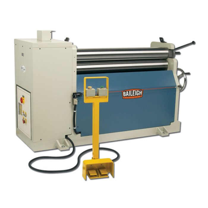 Baileigh 1006481 PR-403 220V Hydraulic Plate Roll w/ 4' x 1/4" Capacity - Image 1