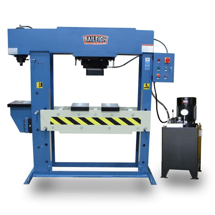 Baileigh 1019291 HSP-200M-C 200/20 Ton Two Station Hydraulic H-Frame Press - Image 1