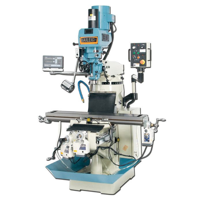 Baileigh 1008236 VM-949-3 220V 3PH  9" x 49" Vertical Milling Machine - Image 1