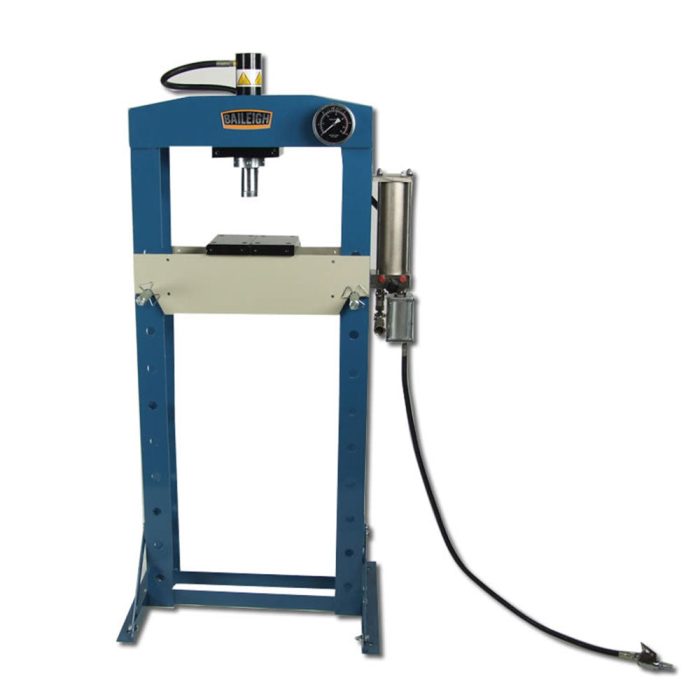 Baileigh 1004808 HSP-20A 20 Ton Pneumatic H-Frame Shop Press - Image 1