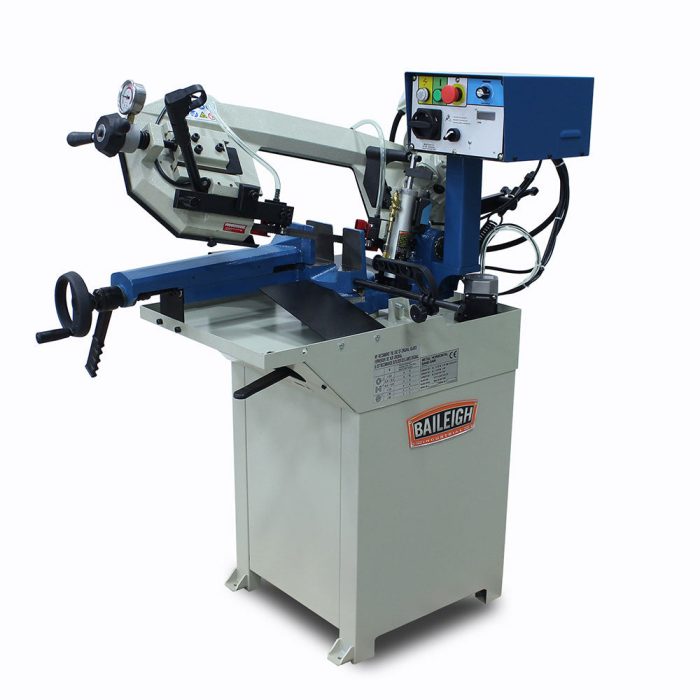 Baileigh 1001309 BS-210M 6.5" x 8" Horizontal Metal Cutting Band Saw - Image 1