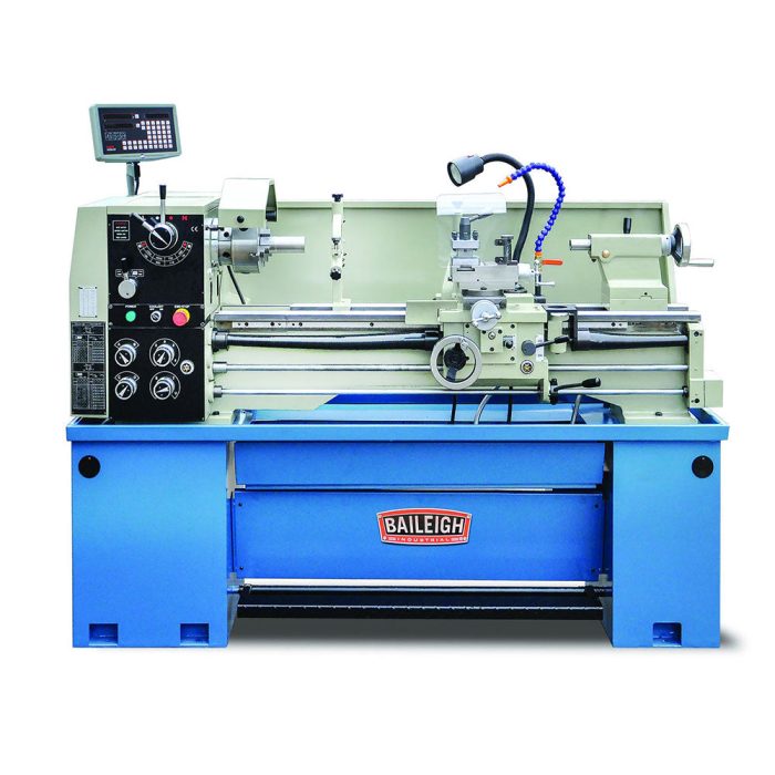 Baileigh 1016623 PL-1440E-1.0 14" x 40" Metal Lathe w/ Integrated Coolant System - Image 1