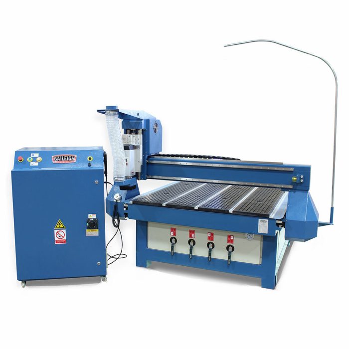 Baileigh 1019185 WR-84V 4' x 8' 220V 1PH CNC Variable Speed Router Table - Image 1