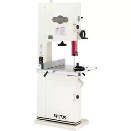 Shop Fox W1729 19" 2 HP Single Phase Heavy Duty Bandsaw w/ Cast Iron Wheels