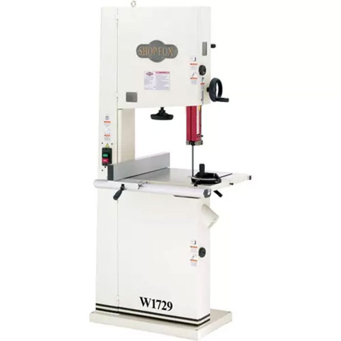 Shop Fox W1729 19" 2 HP Single Phase Heavy Duty Bandsaw w/ Cast Iron Wheels - Image 1