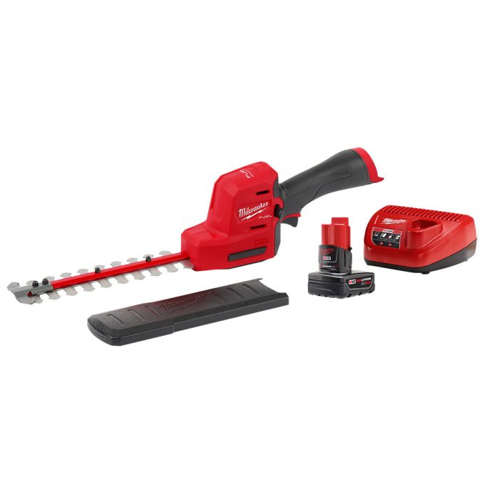 Milwaukee 2533-21 M12 FUEL 8" Cordless Hedge Trimmer Kit - Image 1