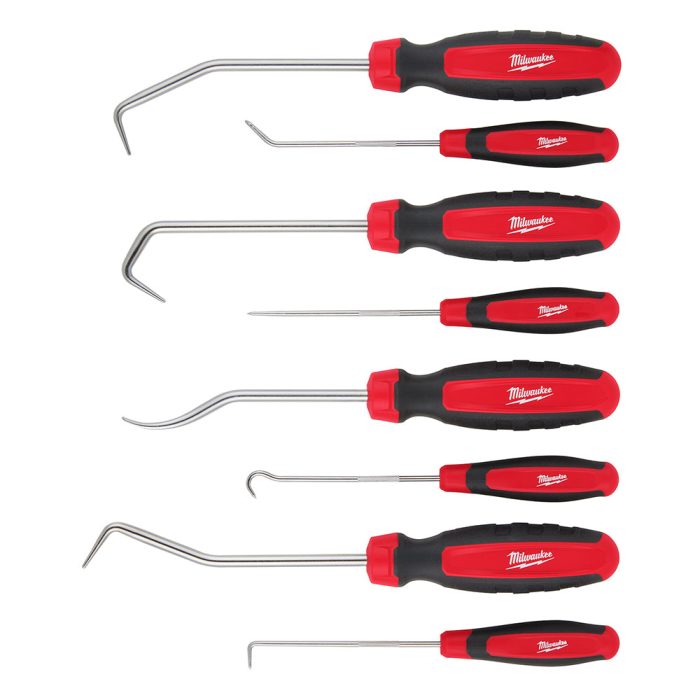 Milwaukee 48-22-9218 All Metal Durable Core Hook / Pick Set - 8 PC - Image 1