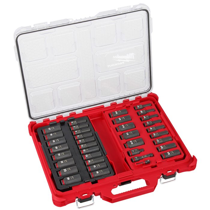 Milwaukee 49-66-6805 SHOCKWAVE 3/8” Impact Duty Socket PACKOUT Set - 36 PC - Image 1