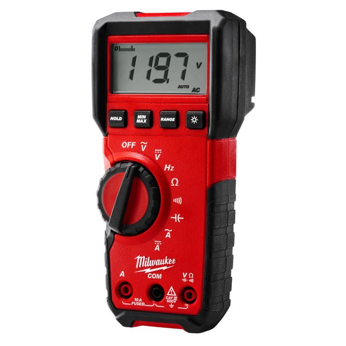 Milwaukee 2216-20 600V Professional Auto Voltage/Continuity Digital Multimeter - Image 1