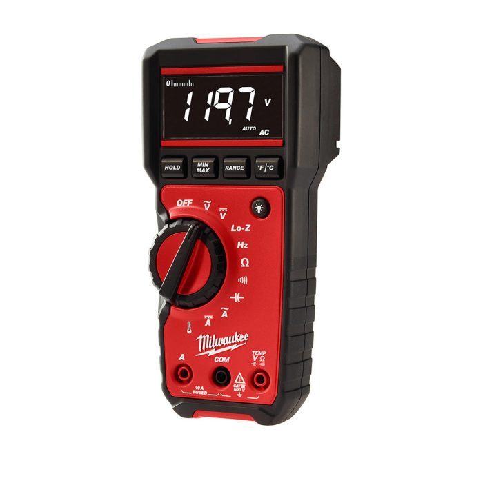 Milwaukee 2217-20 600V Multi-Measuring Durable Professional True RMS Multimeter - Image 1