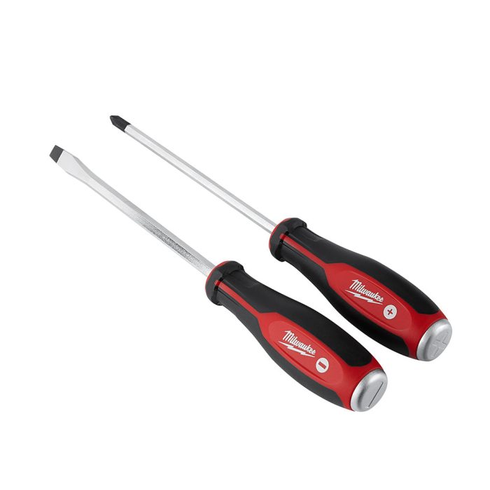 Milwaukee 48-22-2702 Tough Durable Demolition Screwdriver Set - 2 PC - Image 1