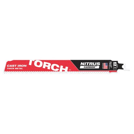 Milwaukee 48-00-5262 9" 7TPI The TORCH FOR CAST IRON w/ NITRUS CARBIDE - 1 PK