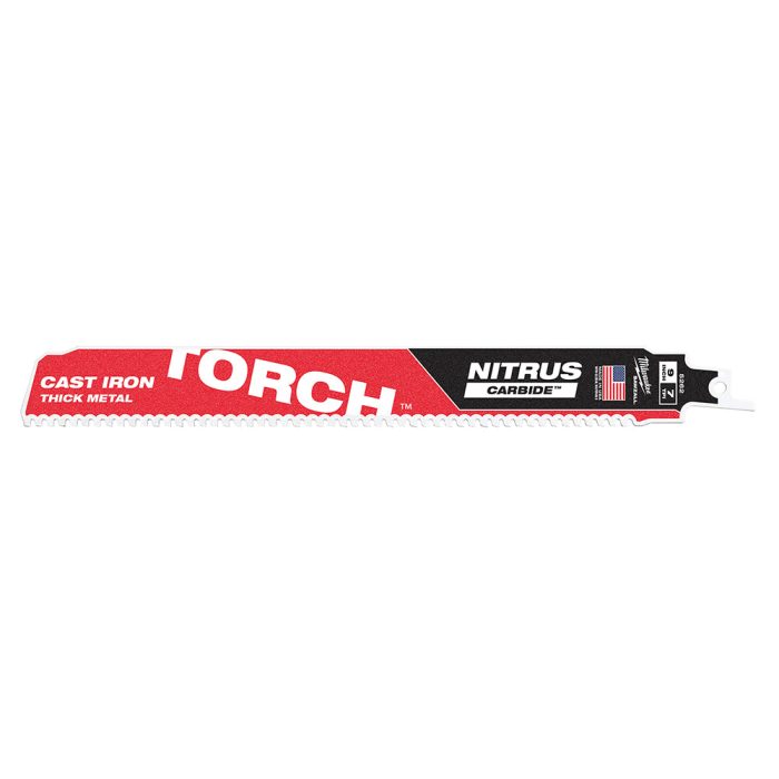 Milwaukee 48-00-5262 9" 7TPI The TORCH FOR CAST IRON w/ NITRUS CARBIDE - 1 PK - Image 1