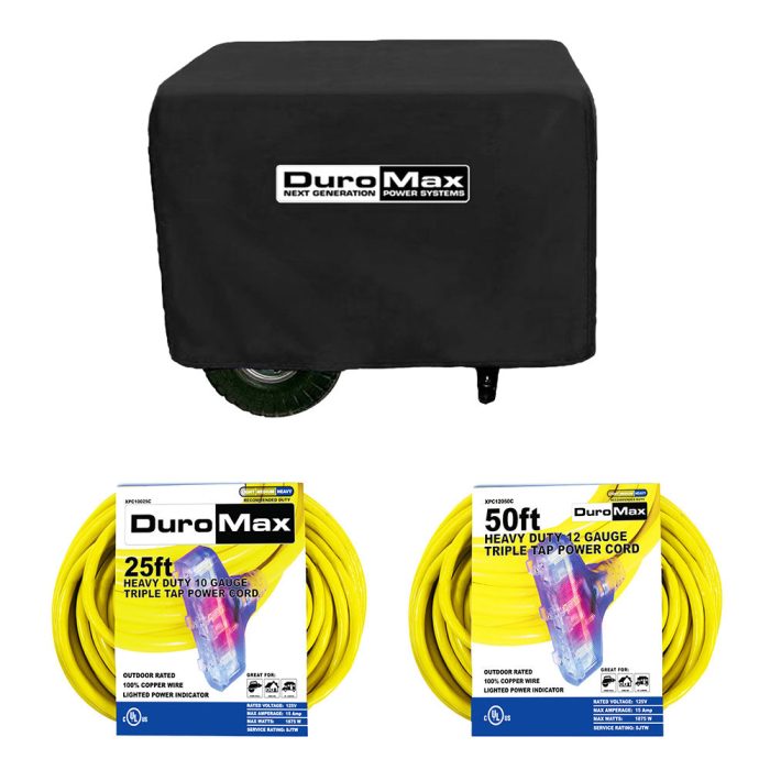 DuroMax XPHXLRGKIT HX Series Large Generator Power Cord and Cover Kit - Image 1