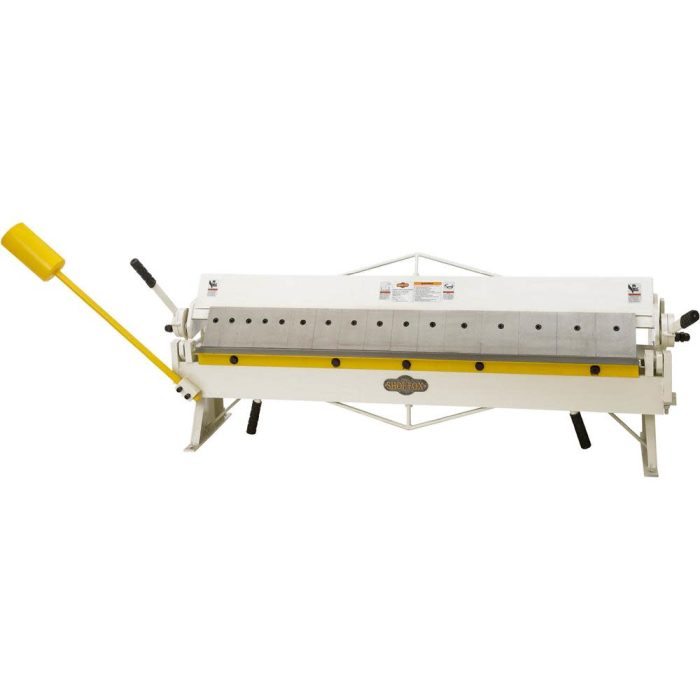Shop Fox M1118 48" Heavy Duty Pan and Box Brake w/ Removable Steel Fingers - Image 1