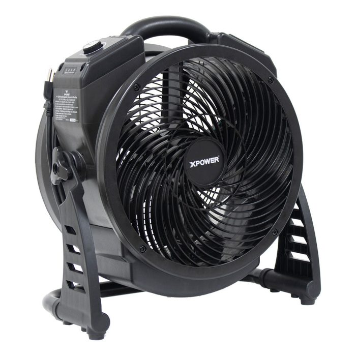 Xpower M-25B Rechargeable Variable Speed Axial Air Mover w/ Ozone Generator - Image 1