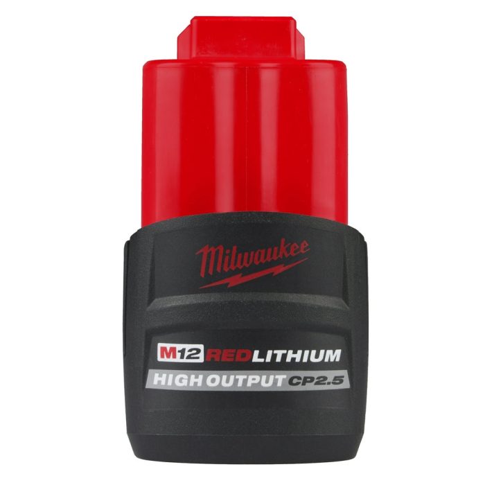 Milwaukee 48-11-2425 M12 12V REDLITHIUM HIGH OUTPUT CP2.5 Battery - Image 1