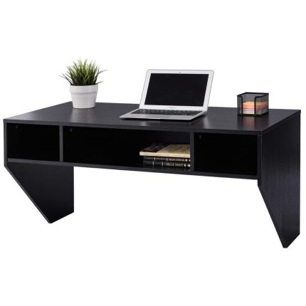 Giantex Wall Mounted Desk Floating Computer Desk - Black