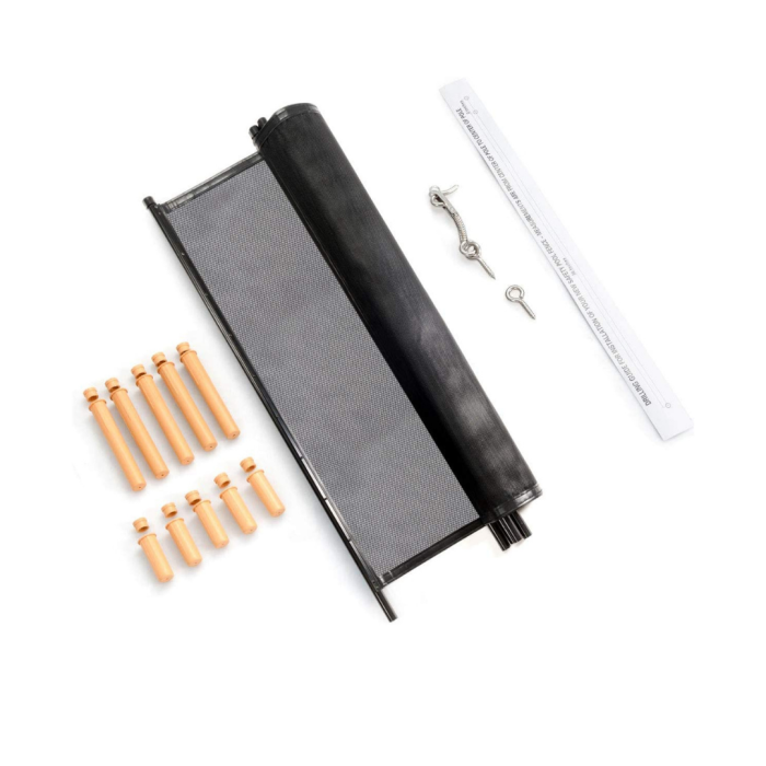 4' X12' Kit Safety Mesh Barrier W/ 2 Size Sleeves Removable Kids Garden Fence - 1 - Image 1
