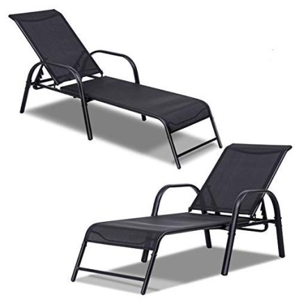Outdoor Patio Chaise Lounge Chair - 2