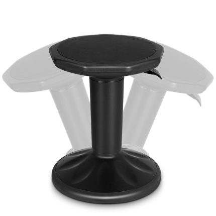 Giantex Wobble Chair Adjustable-Height 23 Inch Active Learning Stool - Black