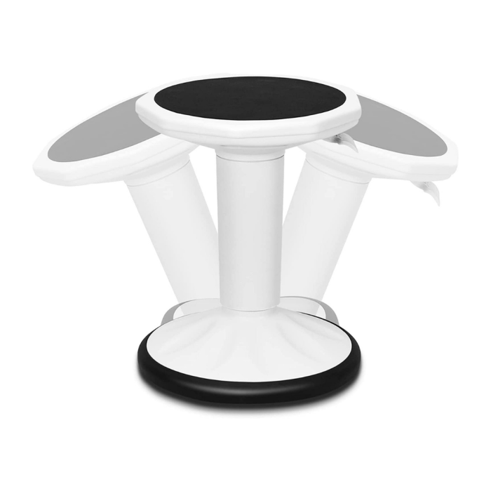 Giantex Wobble Chair Adjustable-Height 23 Inch Active Learning Stool - White - Image 1
