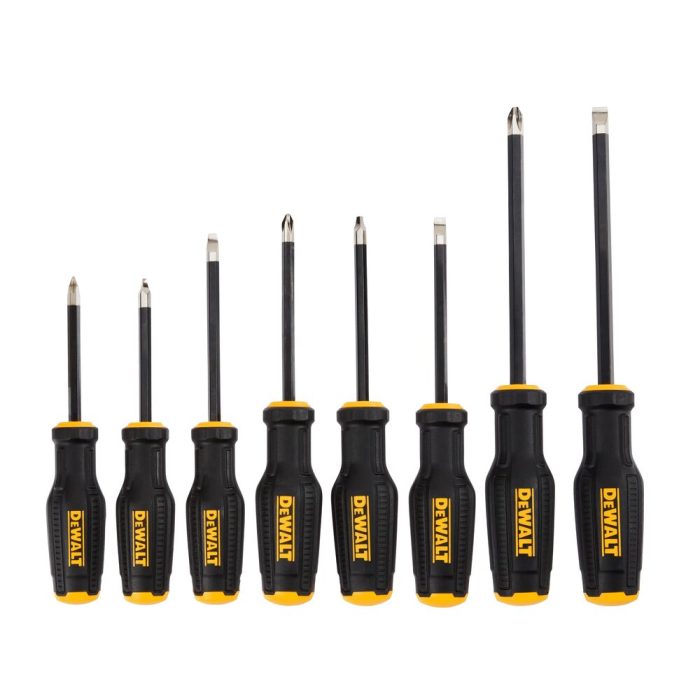 DEWALT DWHT65102 TOUGHSERIES MAX FIT Professional Grade Screwdriver Set - 8 PC - Image 1