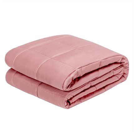 Bamboo Weighted Blanket - Pink 15 lbs 48" x 72"