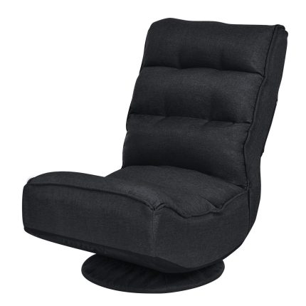 360 Degree Swivel Floor Chair, Lazy Sofa Lounge Chair - Black