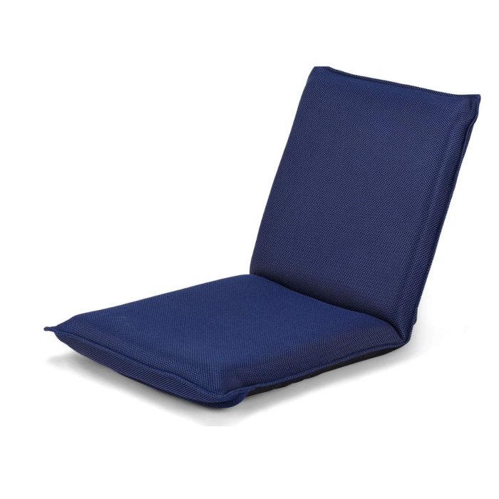 Adjustable Mesh Floor Sofa Chair - Navy - Image 1