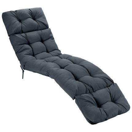 Giantex Set of 1/2/4 Lounge Chair Cushion(73X22X4 Inch) - Navy 1