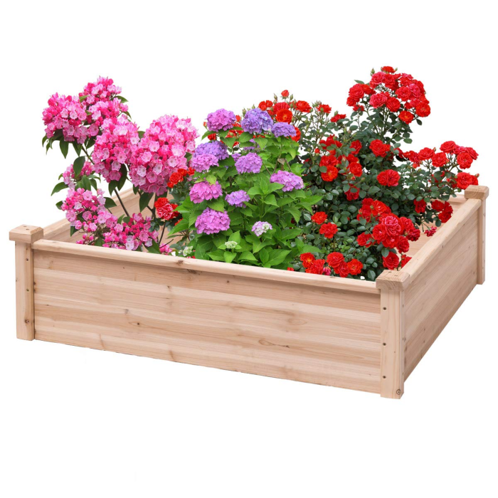 Giantex Raised Garden Bed, 40''Lx40''Wx12''H - Image 1