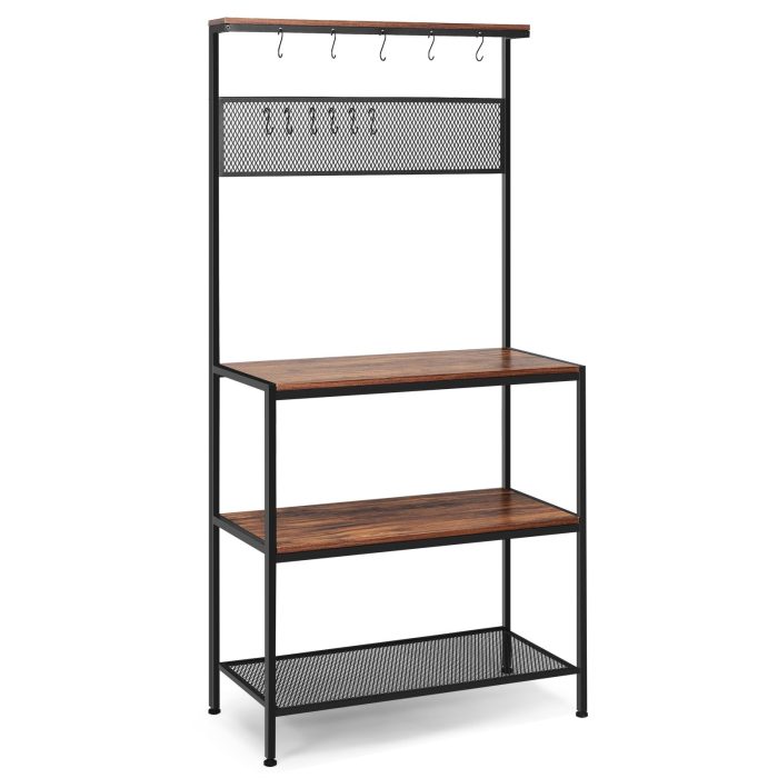 Kitchen Baker's Rack, Industrial Microwave Oven Stand - Image 1