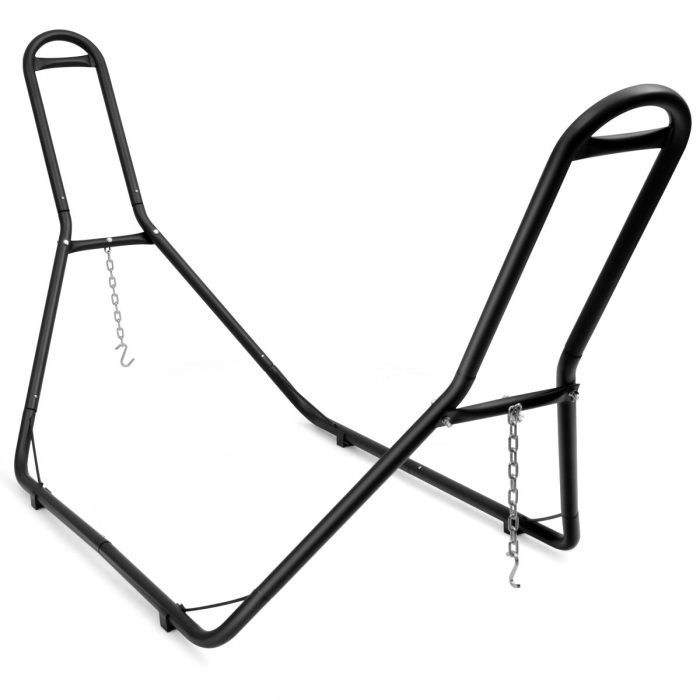 Giantex Multi-Use Universal Hammock Stand, 550LBS Capacity Adjustable Heavy Duty Hammock (Black) - Image 1