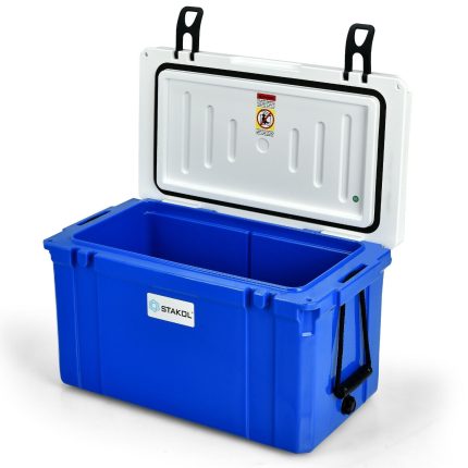 Giantex Portable Cooler, 3-4 Days Camping Ice Chest, 79/58 Quart - 58 Quart